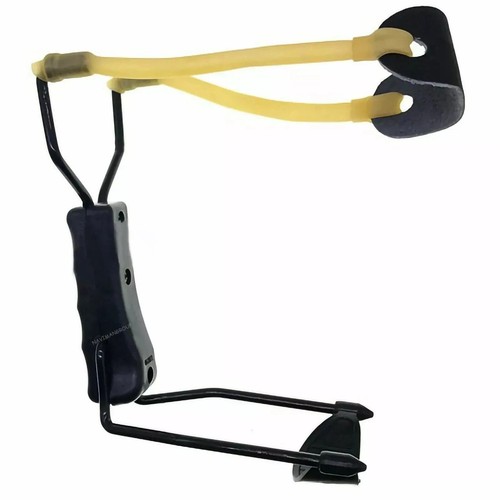 Wrist braced slingshot - slingshot, folding