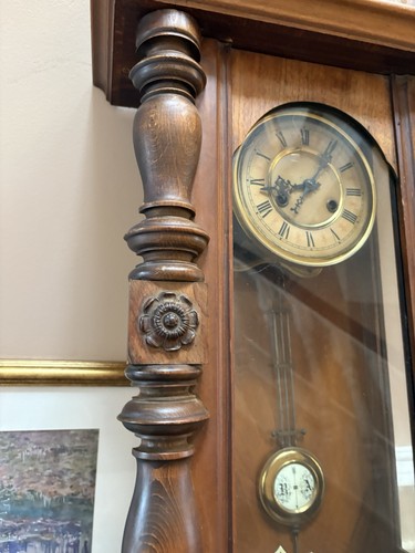 Vienna regulator clock - clock, glass