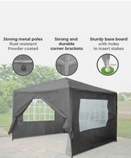 Neo TUBE-TENT-GREY Event Canopy Marquee Tent MEAS 110x16x20 CM