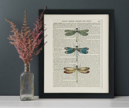 Vintage book page art - vintage,