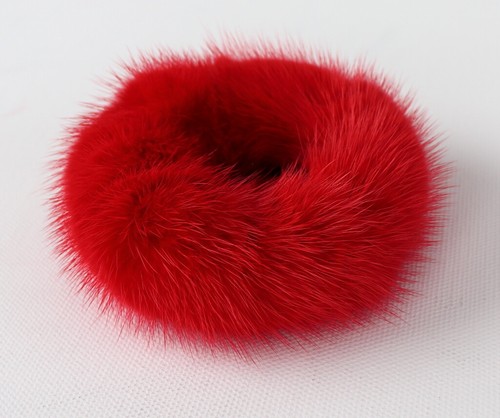 Mink hair tie fur bracelet - hair,