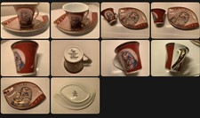 Espresso Egyptian Coffee Cup And Saucer Fathi Mahmoud Sculpture