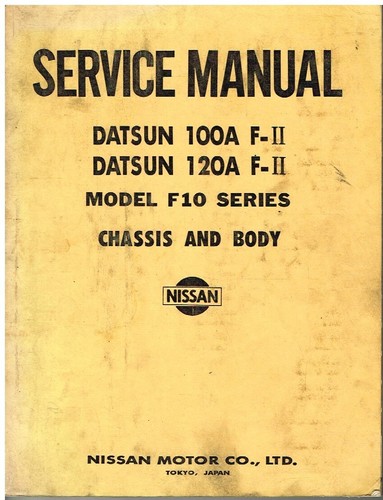 Datsun cherry 100a 120a - 100a, f-ii