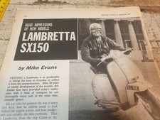 1967 LAMBRETTA SX150 SCOOTER