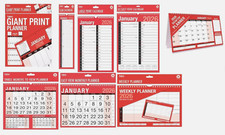 2026 Wall Calendar Slim A4 Large Easy View Three Moth Giant A3  Monthly Planner