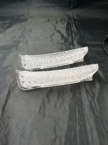Vintage clear cut - clear, glass