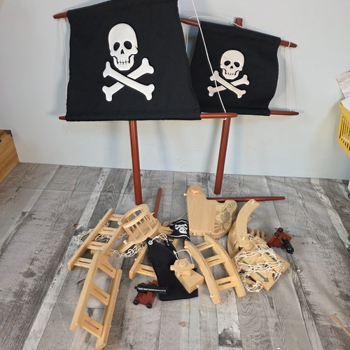 Various spare pieces for large