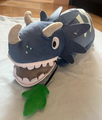 Dunelm blue dinosaur large - blue,