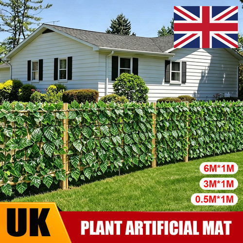 Artificial faux ivy leaf hedge - ivy,