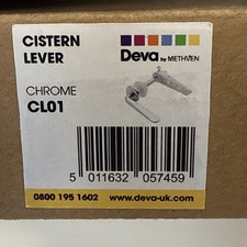 Universal Toilet Flush Handle Lever Arm Kit for Toilet WC Cistern Tank in Chrome