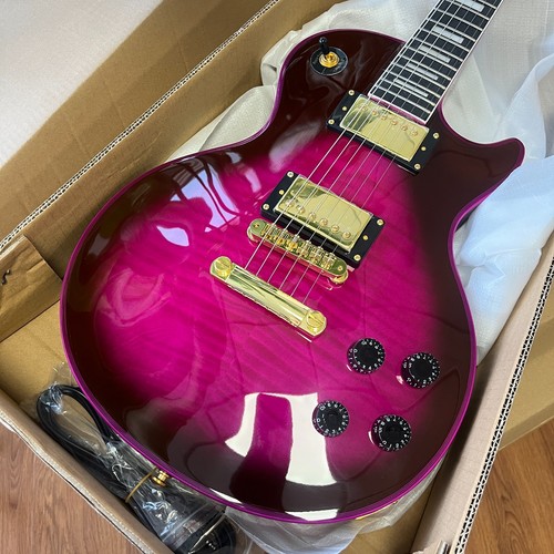 Electric guitar purple pink - guitar,