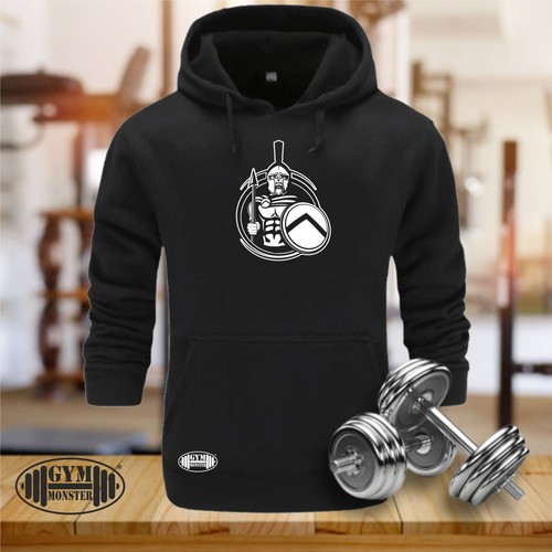 Spartan warrior hoodie - hoodie, gym