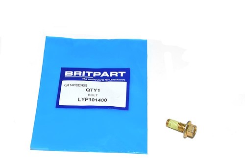 Oil pump sprocket bolt - bolt, land