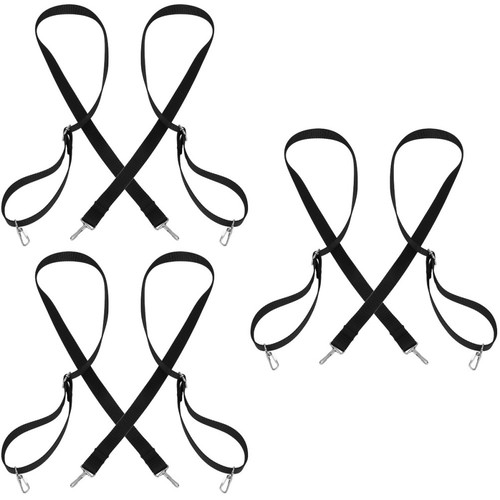 6pcs durable black elastic - durable,