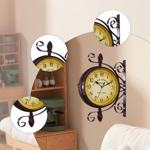 Double sided wall clock - sided,