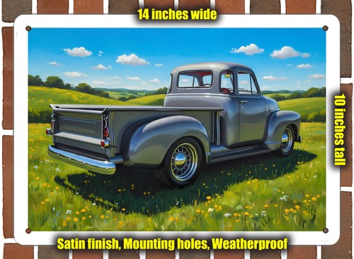 Metal sign 1952 chevrolet - metal,