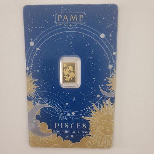 Pamp zodiac gold bar - zodiac,