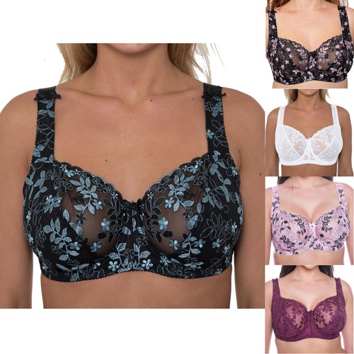 Ladies full cup bra underwired - cup,