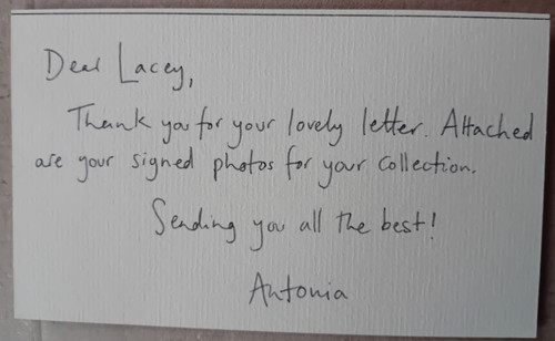 Original autograph antonia - autograph,