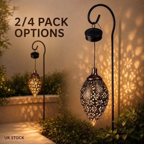 4pcs solar moroccan lanterns - 2/4pcs,