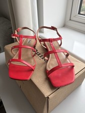 Dune Ladies Red Leather