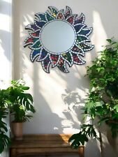 30cm Mosaic Sun Mirror - Fair trade - Handmade - Shared Earth - Starburst design