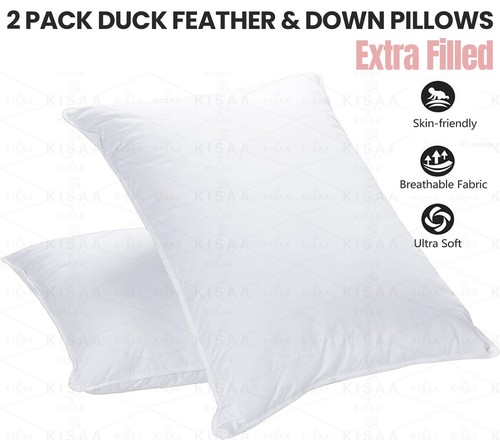 Duck feather down pillows - duck,