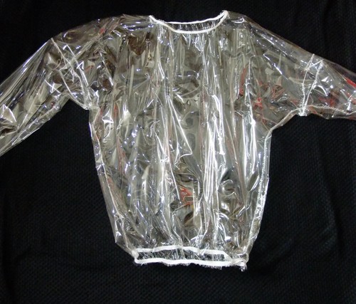 Pvc top clear tee jumper - top,