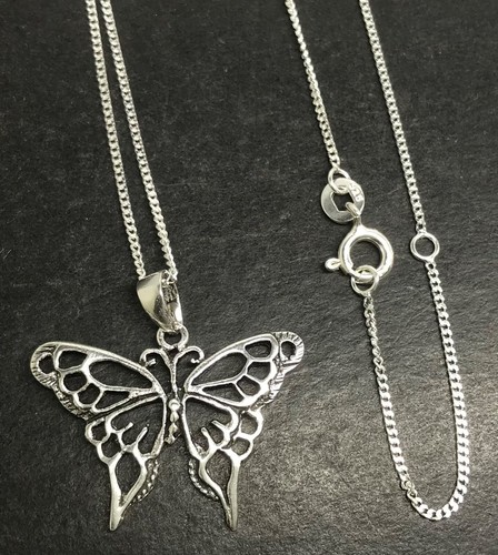 Butterfly pendant necklace