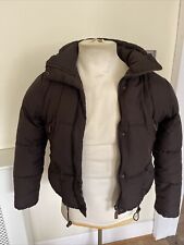 TOGGI Heritage down feather quilt puffer - chocolate Lady’s Small 8 VGC