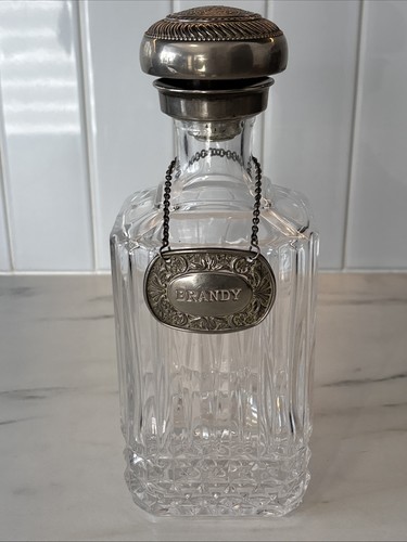 Vintage crystal decanters - vintage,