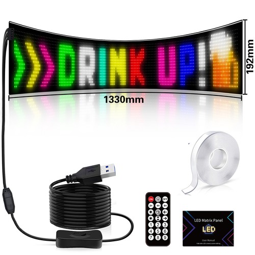 Scrolling led flexible sign - scrolling,