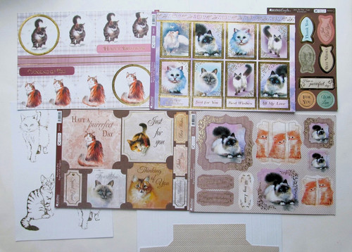 Sheets die cut feline - sheets,