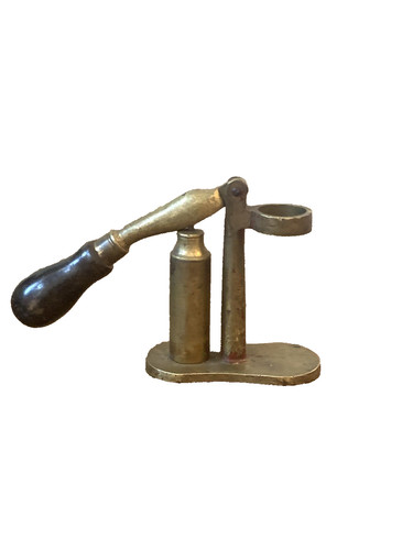 Vintage brass shotgun loader - vintage,