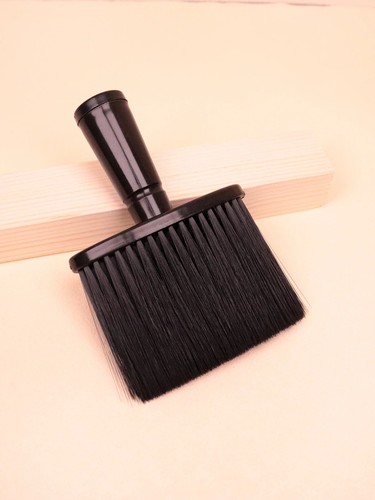 Black soft neck duster - neck,