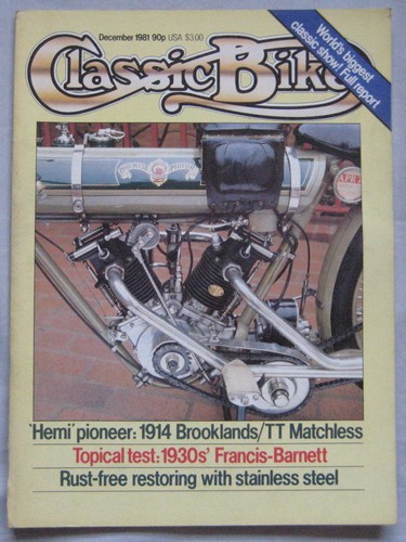 Classic bike magazine - classic, december