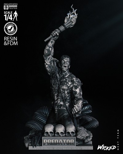 Predator bust print kit - predator,