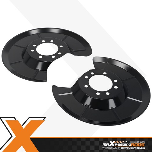 Rear brake disc back plate - rear, set