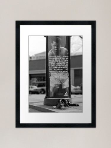 Muhammad ali framed art - framed,