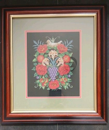 Handmade cross stitch framed - handmade,