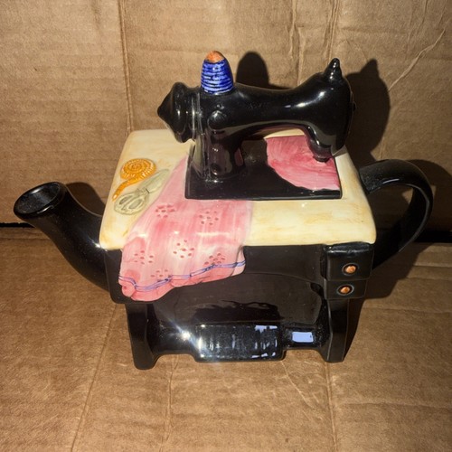 Vintage novelty teapot - vintage, sewing