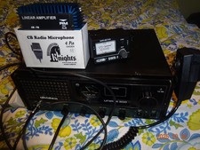 Uniden Uniace 300 Home Base 80 channel CB Radio UK40  and  new block also a amp