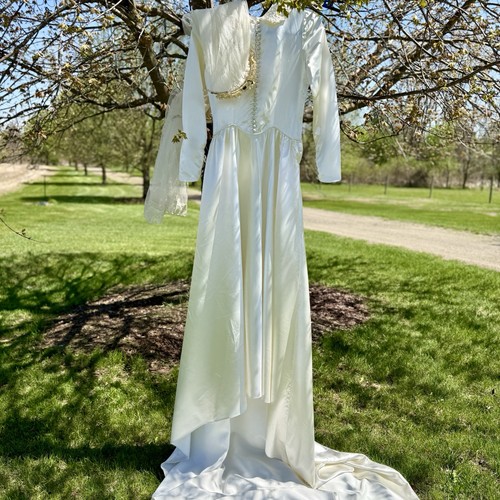 Vtg 30s 40s - 30s, satin