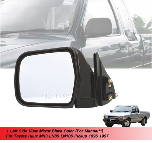 Manual side view mirror - lh,
