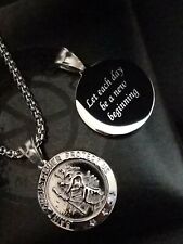 Mens Large Silver Steel St