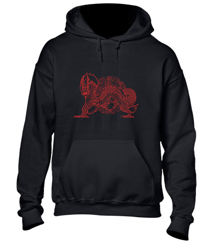 Red dragon hoody - hoodie, cool