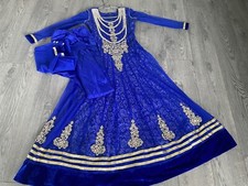 Womens/ Girls Pakistani Wedding Dress with churidar trousers