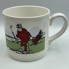 Vintage Golf ‘Deep Water’ Mug • Joke Funny Novelty Coffee/Tea Mug • Kilncraft