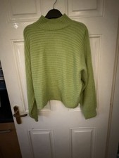 Ladies Lime Green Jumper Size