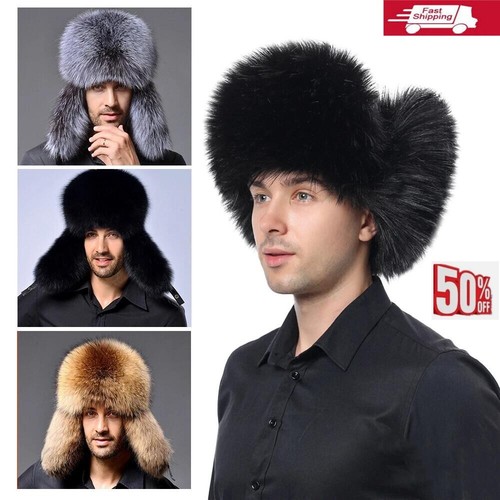 Winter men thick ushanka - thick,
